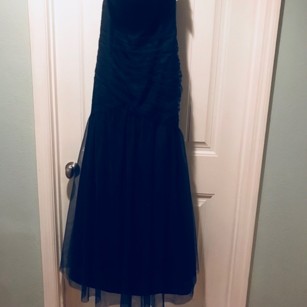 Bari Jay Navy Gown NWT - Picture 6 of 8